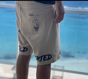 BEIGE - MEN SWEATSHORTS