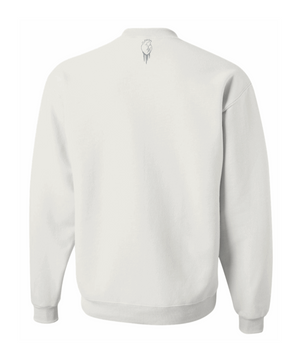 MAIN LOGO - WHITE SWEATSHIRT