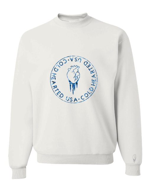 MAIN LOGO - WHITE SWEATSHIRT