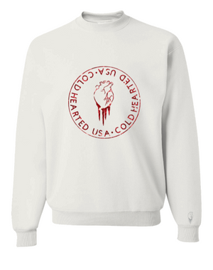 MAIN LOGO - WHITE SWEATSHIRT